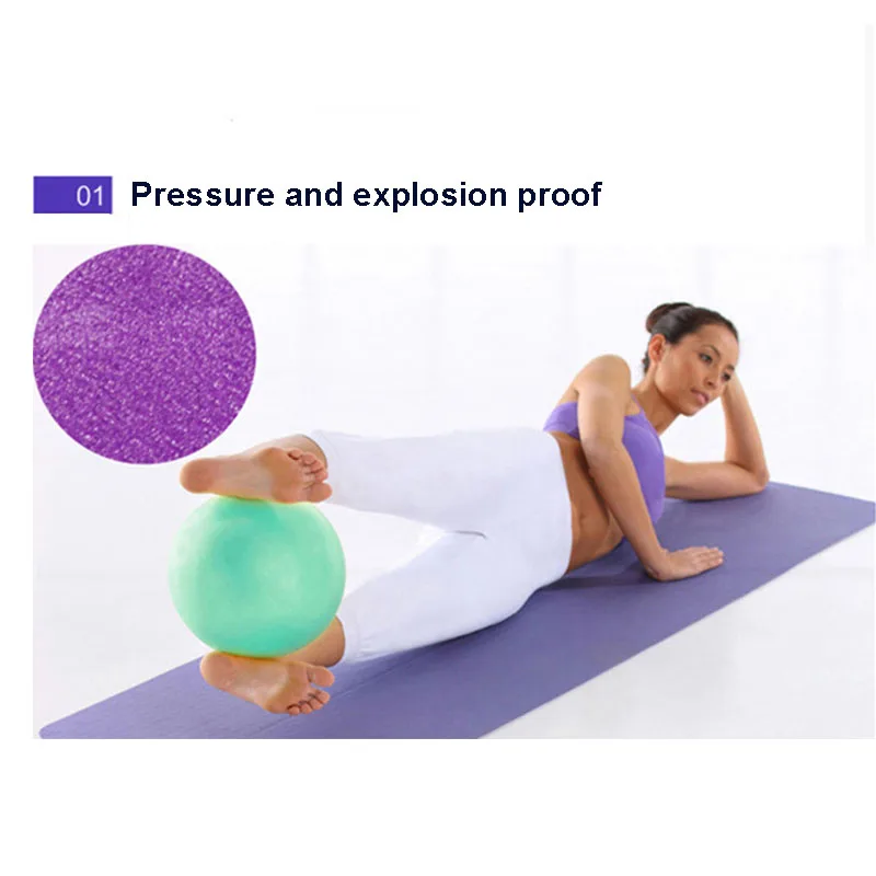 2019 الجملة PVC جيب صغير 25 cm بيلاتيس اليوغا الرصيد الكرة الرئيسية الجمنازيوم اللياقة البدنية الجسم بناء pelota بيلاتيس equilibrio fitball
