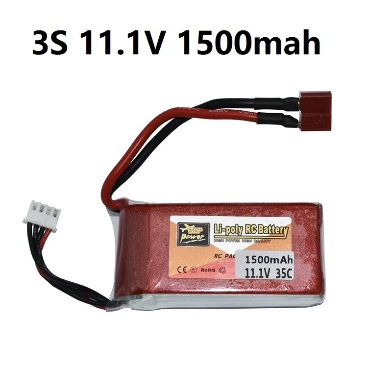 Высокая мощность 11,1 v 1500mAh 35C Lipo Bettary для Rc вертолета автомобиля лодки самолета игрушки 11,1 v литий-полимерный аккумулятор 1500mah 3s батарея