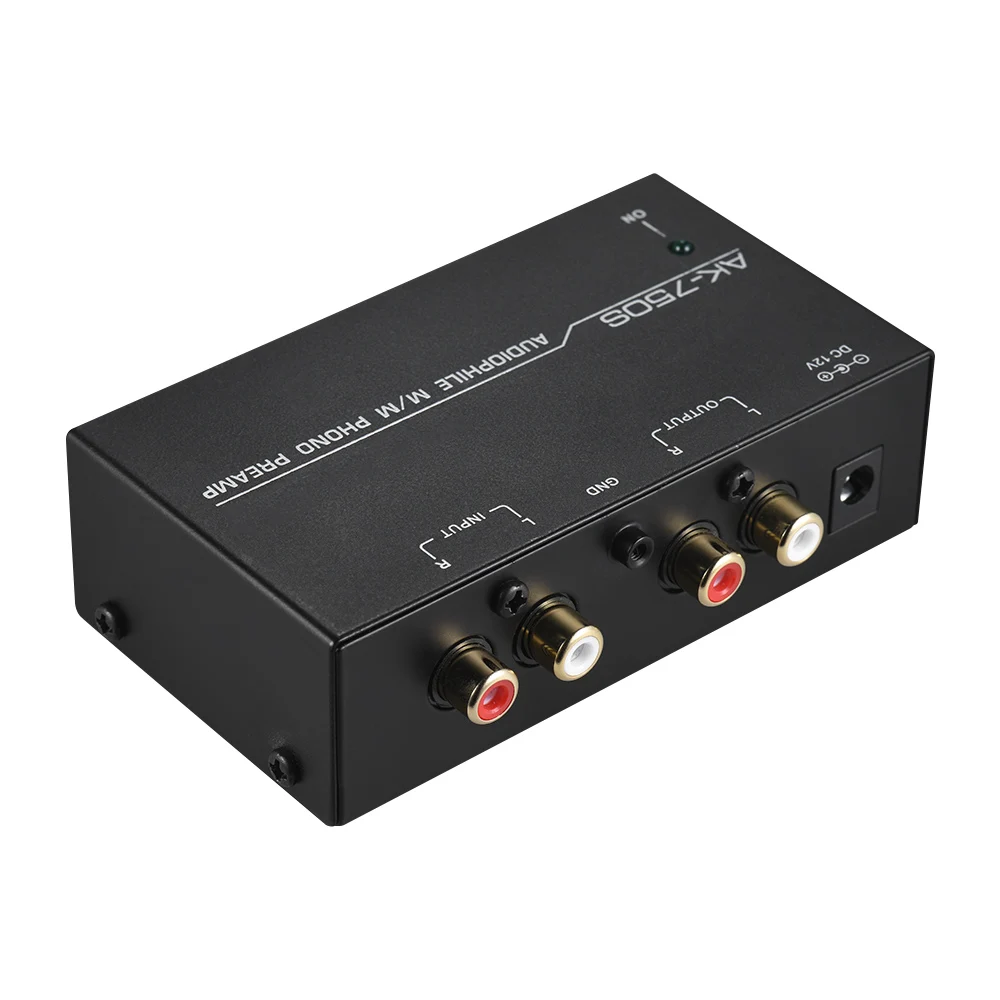 Audiophile M/M Phono предусилитель с регуляторами уровня RCA входные и выходные интерфейсы