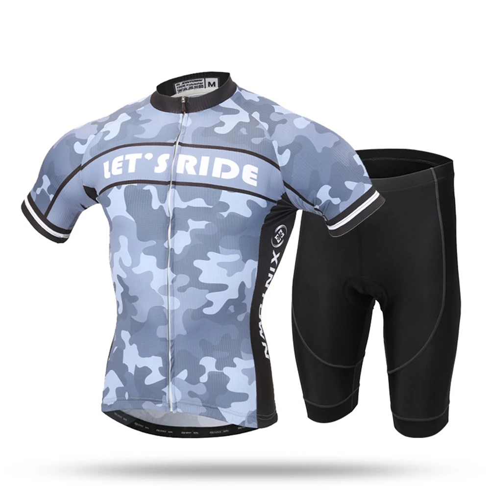 XINTOWN Jungle Camo Men's Mountain Bike Style Cycling Clothing