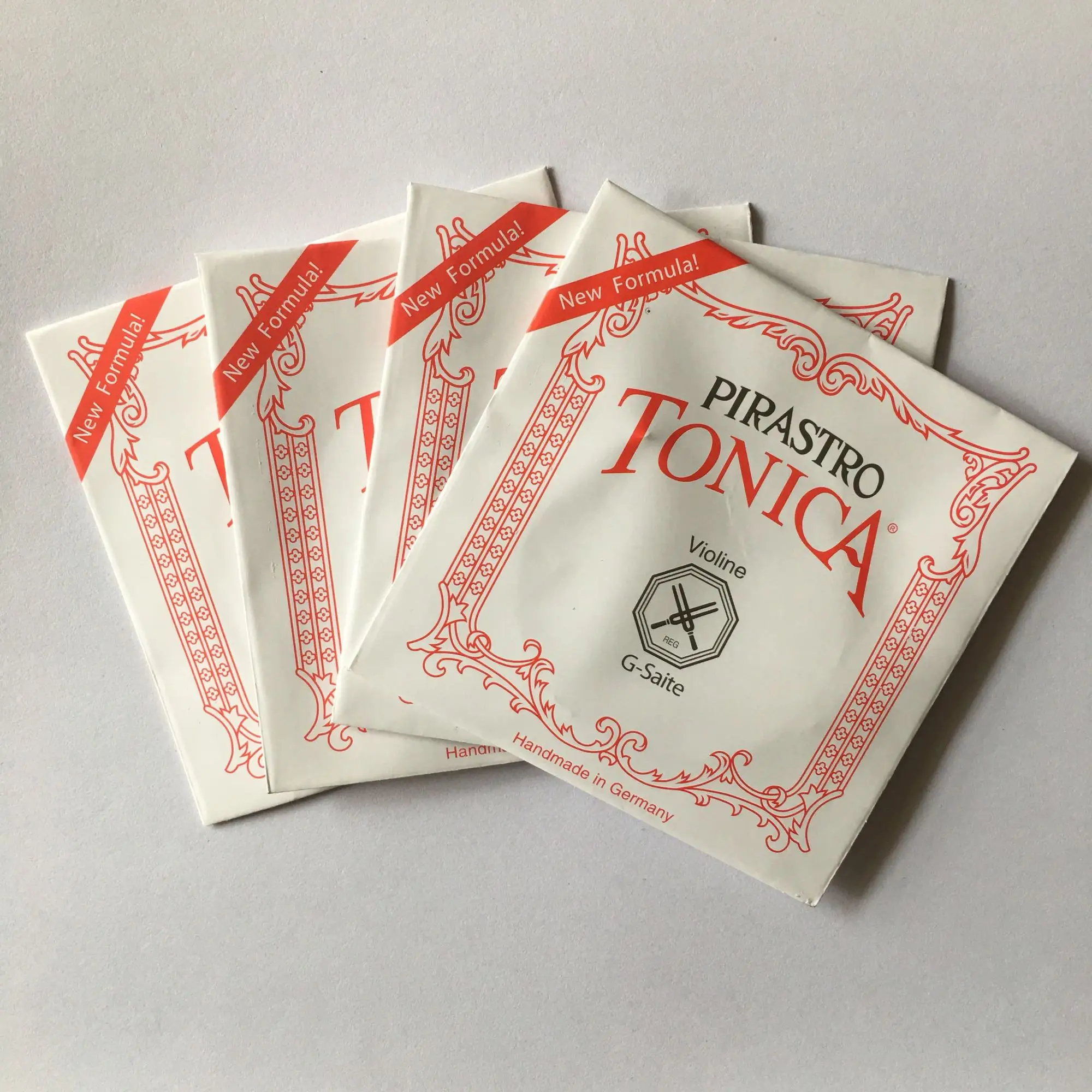 

High Quality German Pirastro Tonica Violin Strings New Formula Full Set Ball End A, E, G, D Violino String For 3/4 4/4 Violin