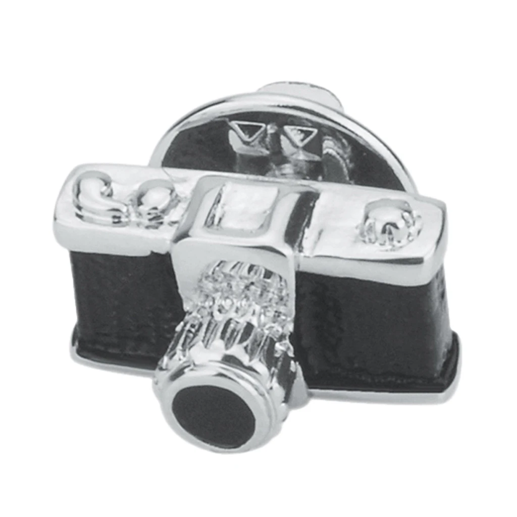 Black Retro Camera Brooch Jewelry Men and Women Suit Corsage Pin Collar Pin