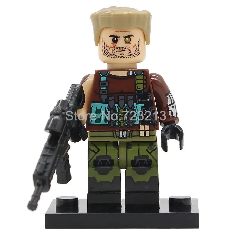 Spiderman Figure Black Spider Man Domino Super Hero Venom Cable Warhead Deadpool Building Blocks Kits Set Brick Model Toys X0166