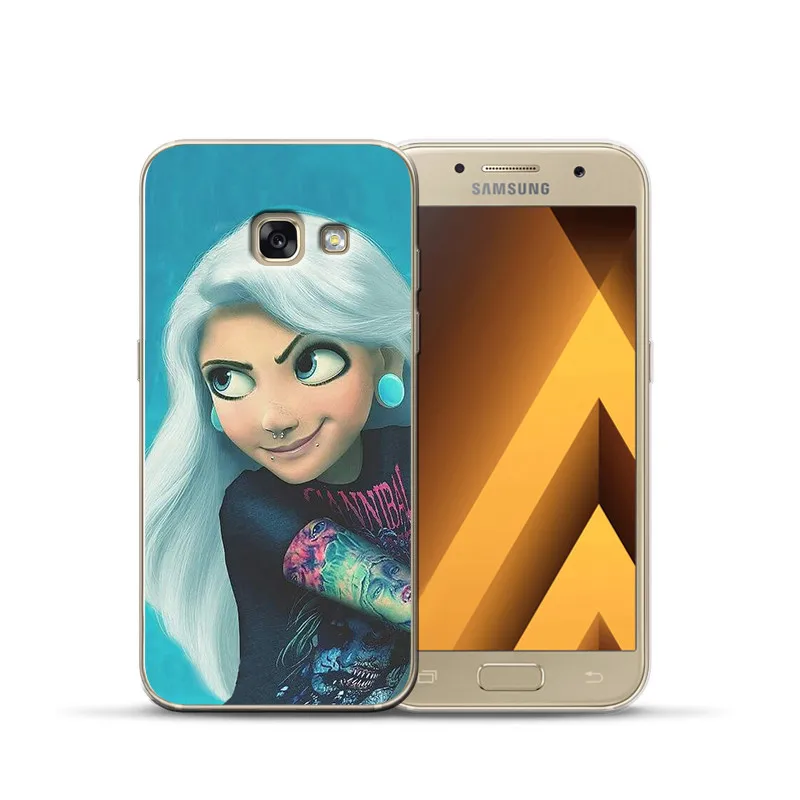 0041 Роскошный чехол для samsung Galaxy A9 A8 A7 A6 A5 A3 эльф Русалка Белый снег чехол с принцессой чехол силиконовый чехол - Цвет: 0041