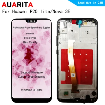 

5.84 inch LCD For Huawei P20 lite nova 3E ANE-AL10 ANE-TL10 Nova3e lcd display screen touch screen digitizer with frame assembly