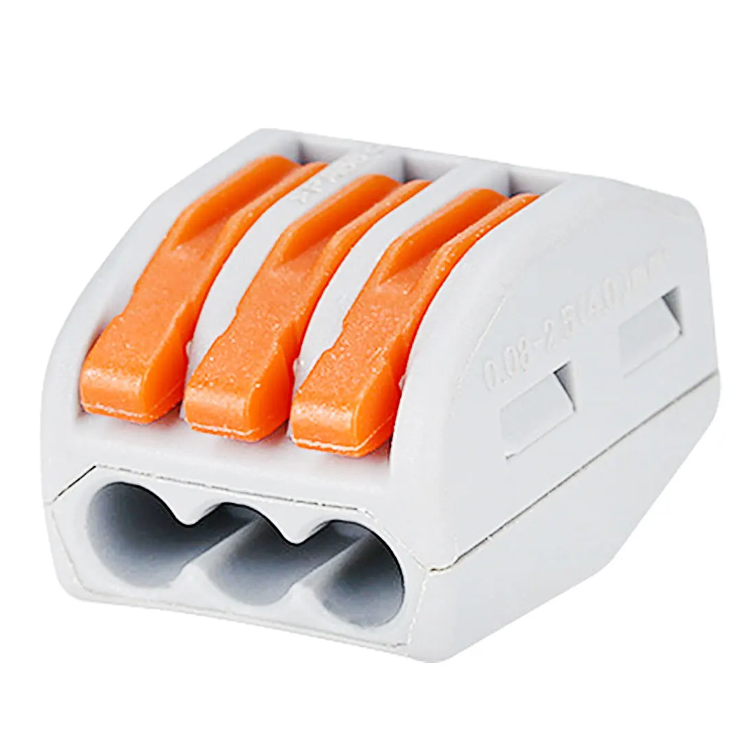 

10pieces PCT-213 PCT213 Universal Compact Wire Wiring Connector 3 pin Conductor Terminal Block With Lever AWG 28-12