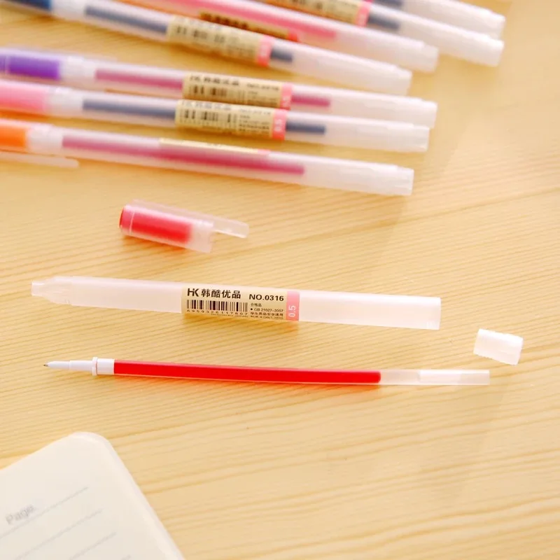 12 шт 0,5 мм цветные чернила гелевая ручка маркер ручка для рисования канцелярские принадлежности для магазина школьные офисные принадлежности студенческий подарок
