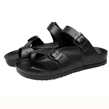 Новые летние мужские сандалии мягкая подошва и тапочки Студенческая трендовая пляжная обувь пара тапочек мужские сланцы