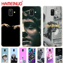 HAMEINUO Retro Vintage arte estatua cubierta del teléfono funda para Samsung Galaxy J4 J6 J8 A9 A7 2018 A6 A8 2018 más j7 duo