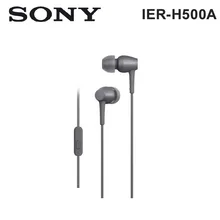 Наушники SONY IER-H500A 3,5 мм, наушники, стерео музыкальные наушники, гарнитура для смартфона, гарнитура с микрофоном для Xperia Z 1 2 3 10P XZ S