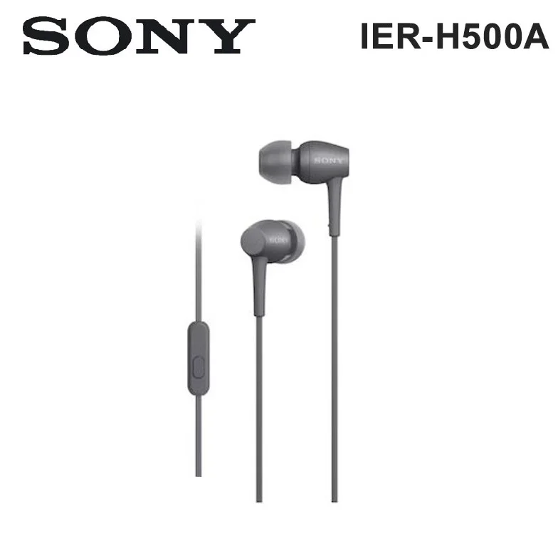 

SONY IER-H500A Headphones 3.5mm Earbuds Stereo Music Earphone Smart Phone Headset Handsfree with Mic for Xperia Z 1 2 3 10P XZ S