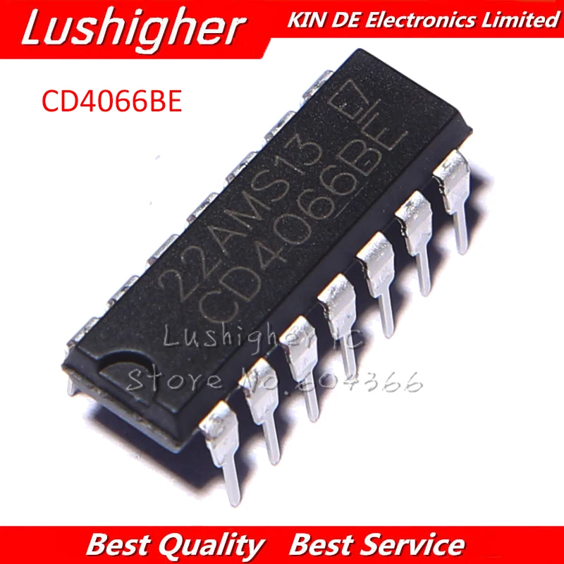 

10pcs CD4066BE DIP CD4066 DIP14 new and original free shipping
