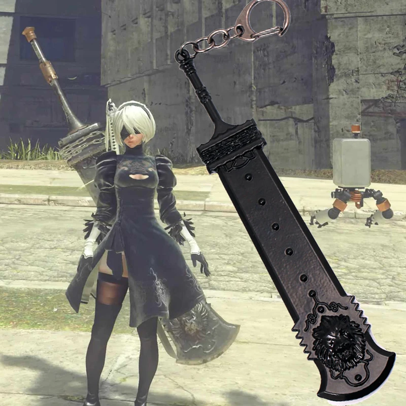 NieR: Automata 2B 9S игрушки кукла добродетельный контракт жесток Клятва крови зобей меч Косплей модель SINoALICE Алиса оружие брелок