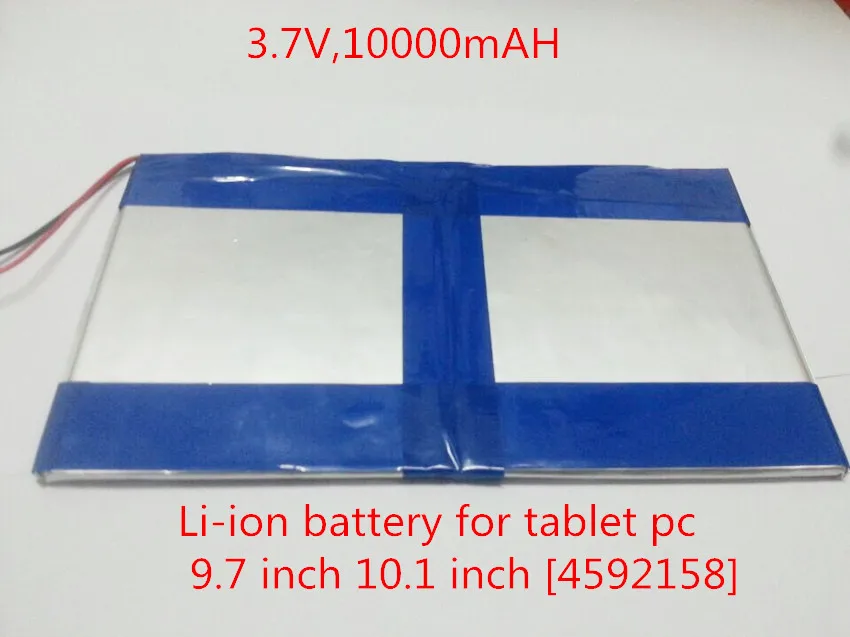Планшетный ПК 3,7 в, 10000 мАч(полимерный литий-ионный аккумулятор) литий-ионный аккумулятор для планшетных ПК 9,7 дюйма 10,1 дюйма [4592158]