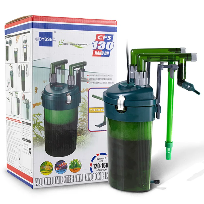 450L/h ODYSSEA CFS 130 Aquarium External Canister Filter Nano Hang On