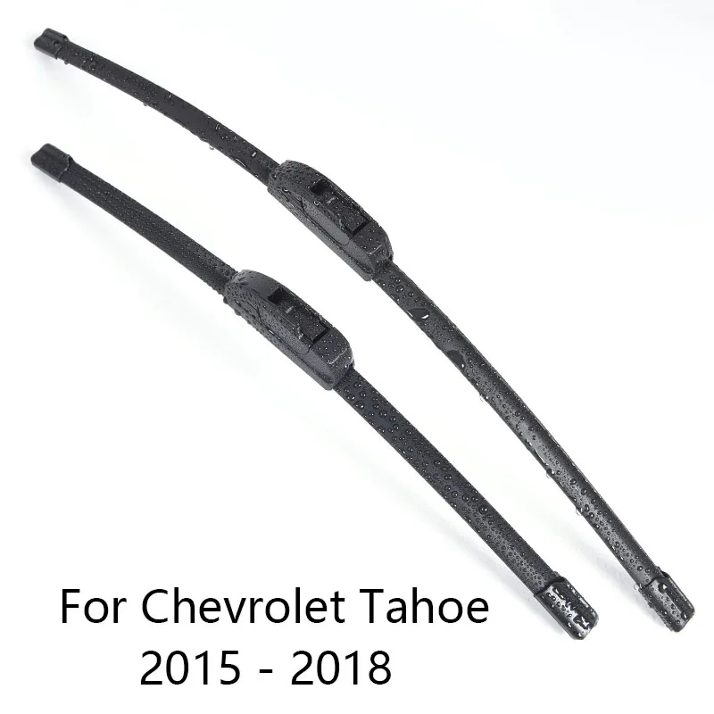 Щетки стеклоочистителя лобового стекла для Chevrolet Tahoe 1995 1996 1997 1998 1999 2000 2001 2002 до Резина стеклоочистителя лобового стекла автомобиля - Цвет: 2015-2018