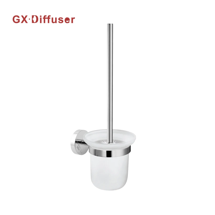 

Toilet Brush Stainless Round Base Shape Wall Mounted Toilet Brush GX Diffuser
