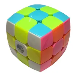 Чжишен (Yuxin) Kylin 3x3x3 Хлебница подложив кубик без наклеек головоломка на скорость-красочные