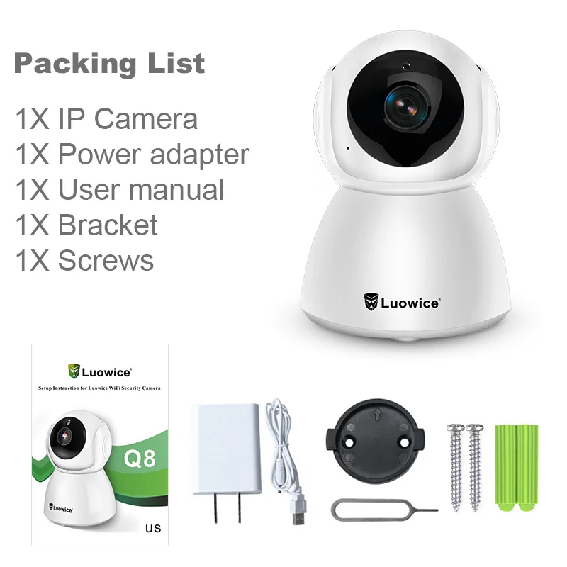 IP камера 1080P облачная с Wi Fi и ИК подсветкой объектив 3 6 мм|Камеры видеонаблюдения| |