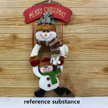 Автомобильный орнамент Рождественский венок рождественское Снеговик повесить дверь вечерние двери декор Прямая May21