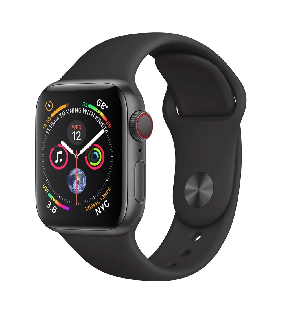 

Apple Watch Watch Series 4, OLED, Touchscreen, GPS (satellite), Mobile, 30.1 g,Black