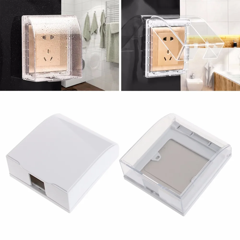 86Type Wallpad Waterproof Box For Wall Switch And Socket For Kitchen Bathroom 86Type Wallpad Waterproof Box For Wall Switch And Socket For Kitchen Bathroom