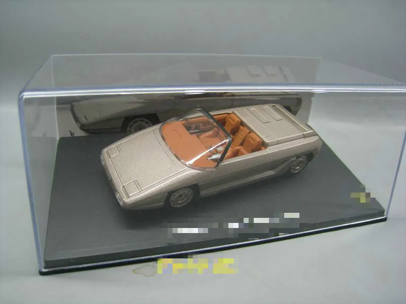 Специальное предложение 1/43 литой металл 1980 ретро спортивный автомобиль Настольный дисплей Коллекция Модель игрушки для детей