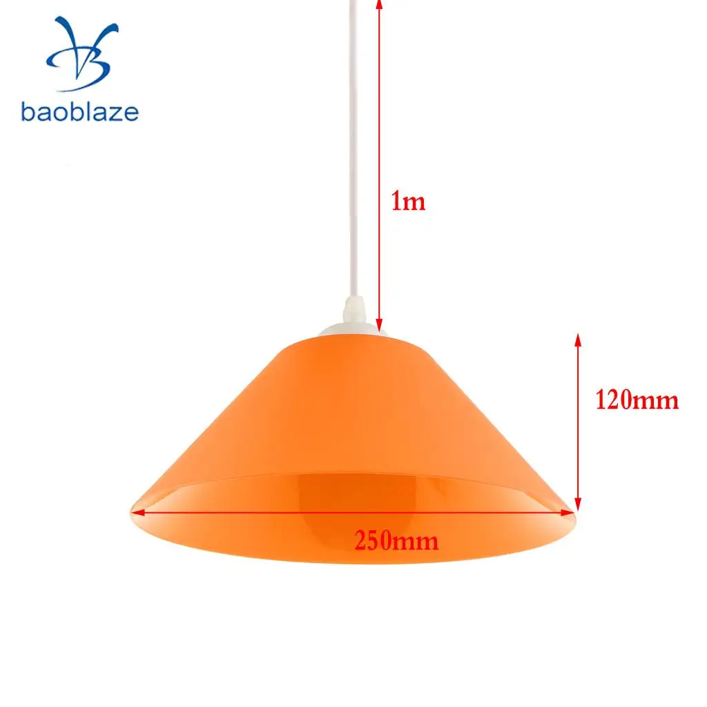 E27 конусообразный Потолочный подвесной светильник, абажур, абажур, легкий декор