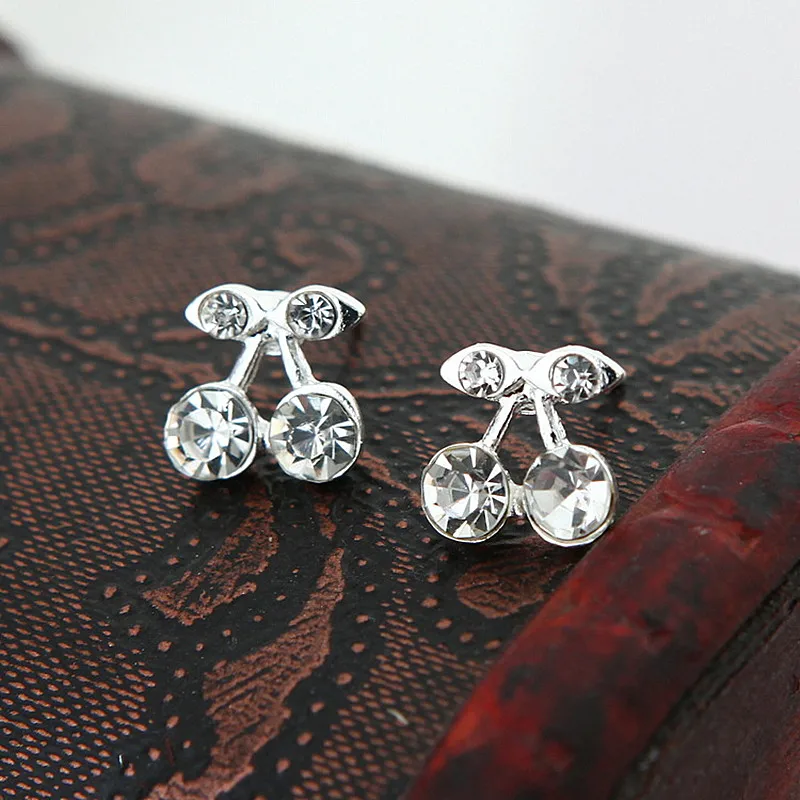 ES560-Stud-Earrings-for-Women-Crystal-Cherry-Earring-Fashion-Jewelry-Brincos-Bijoux-2018-HOT-Selling