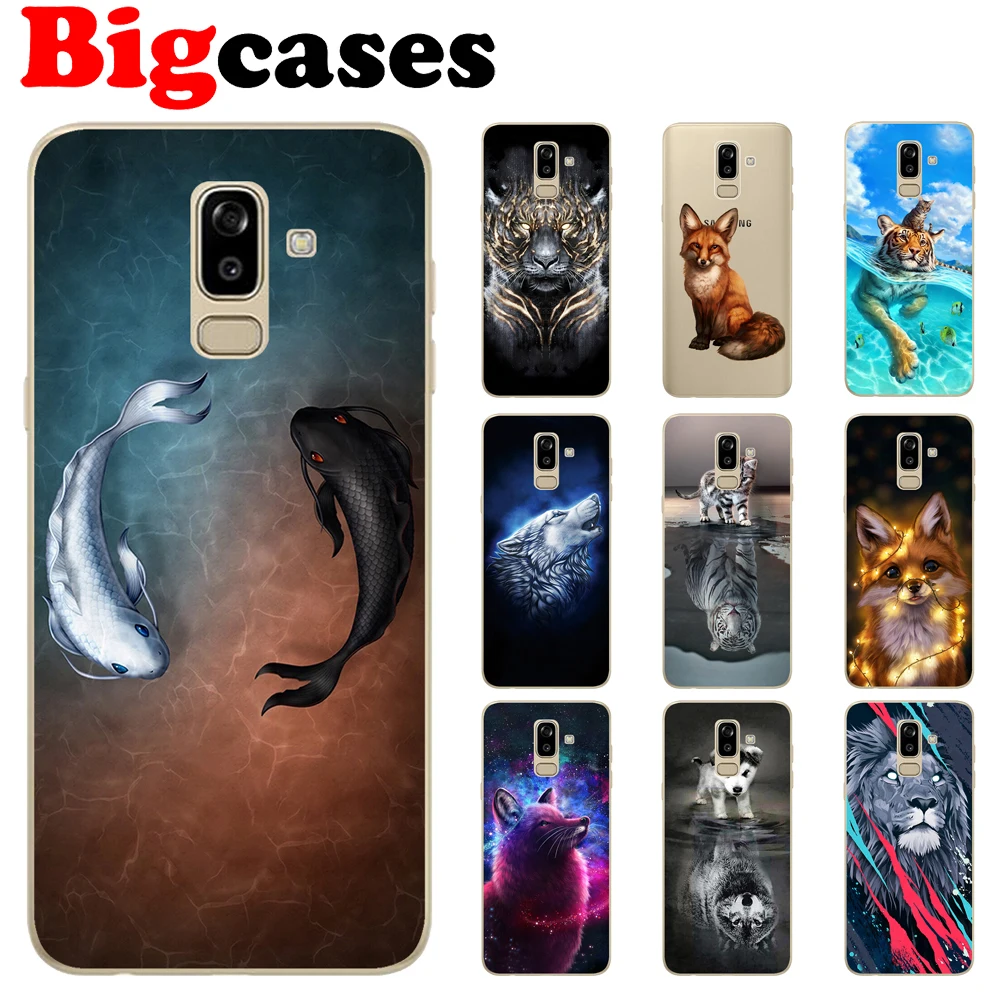 Мягкий чехол из ТПУ Funda для Samsung Galaxy J3 J5 J7 2017 года J4 J6 J8 2018 ЕС силиконовый телефона с