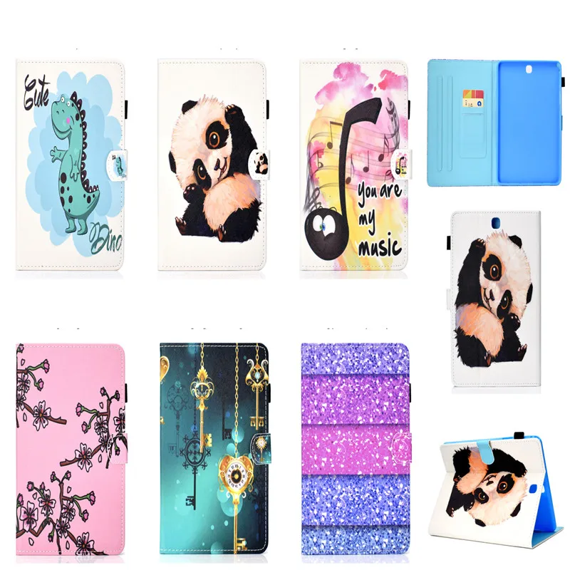 Искусственная кожа Чехол для samsung galaxy tab a 9 7 дюймов t550 t555 sm-t550 SM-T555 smart cover с Отделом