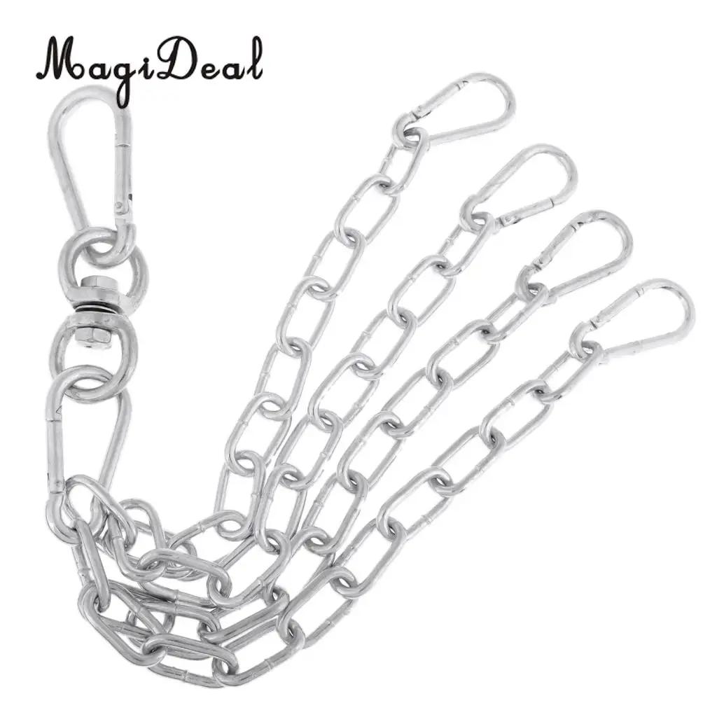 MagiDeal Heavy Duty Heavy Bag Chain and Swivel for Muay Thai, MMA, Kickboxing Heavy Punching Bags