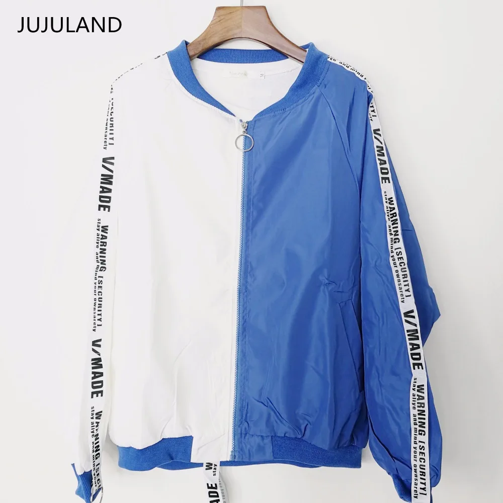 2018 Autumn winter Bomber Jacket Women Men Tops couple Long Sleeve Basic Coat Casual Thin Outerwear Korean Hip hop Bomber Jacket Coats