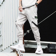 Брюки мужские летние новые популярные брюки мужские хип-хоп японский стиль маленькие ноги большие брюки карго