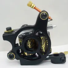 10 шт/лот профессиональная Литая железная для татуировок машина 10 Обертывания Катушки из нержавеющей стали татуировки тела искусства Ружья Катушки машины LPC-ITM-7043-10J