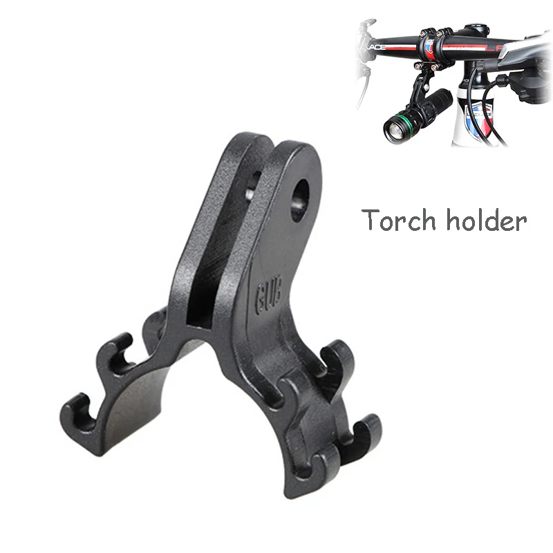 

1 Set Gub Mtb Cycling Bike Bicycle Silicone Band Flash Light Flashlight Phone Strap Tie Ribbon Mount Holder Plastic Light Holder