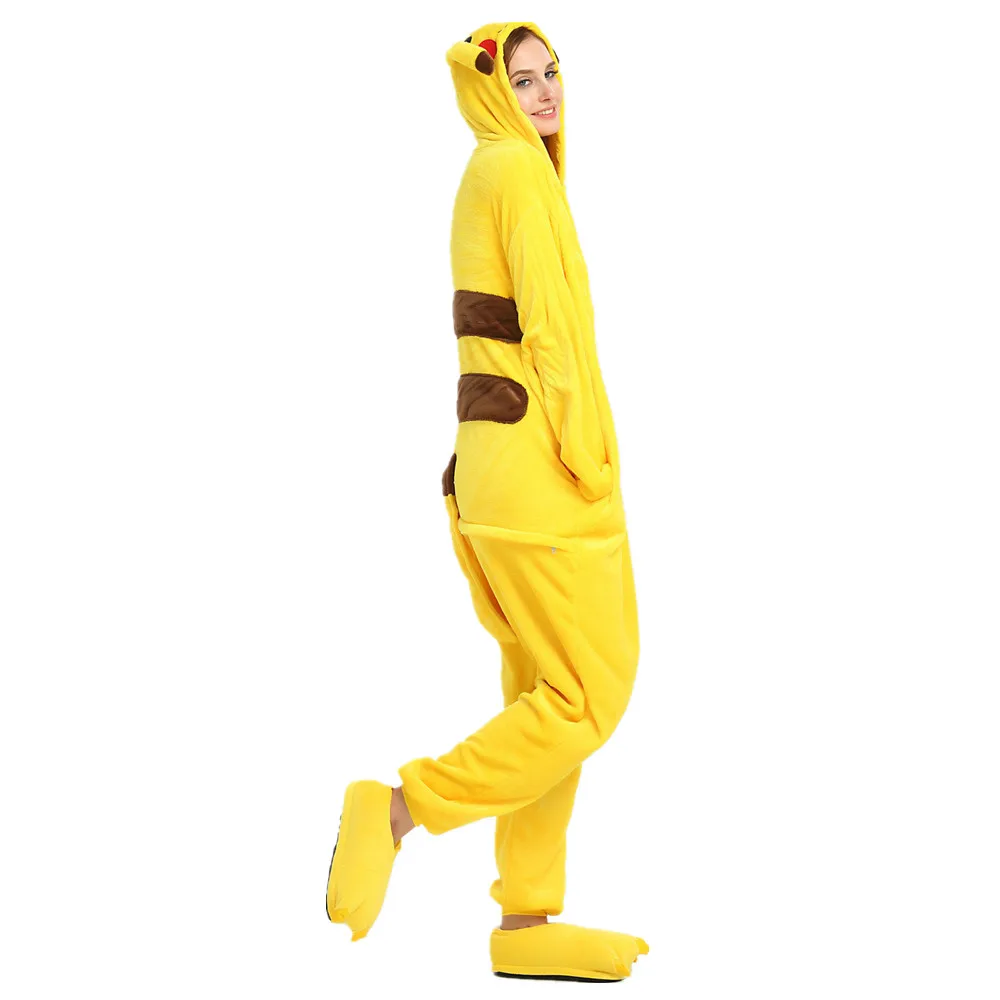 Взрослых Кигуруми Onesie животных Костюм Для женщин аниме Косплэй пижамы