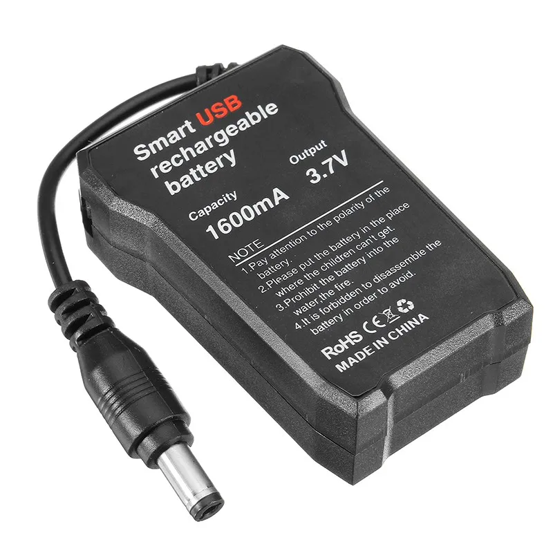 Высокое качество VR007 Pro 3 7 V 1600 mAh LiPo батарея для FPV очки гарнитура Racer Drone USB зарядное