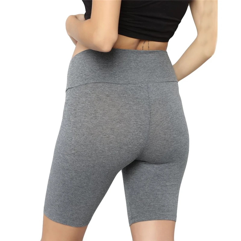 High Waist Elasticity Yoga Shorts Sport Leggings Workout Out Pocket Leggings Fitness Sports Gym Running Yoga Athletic Shorts A