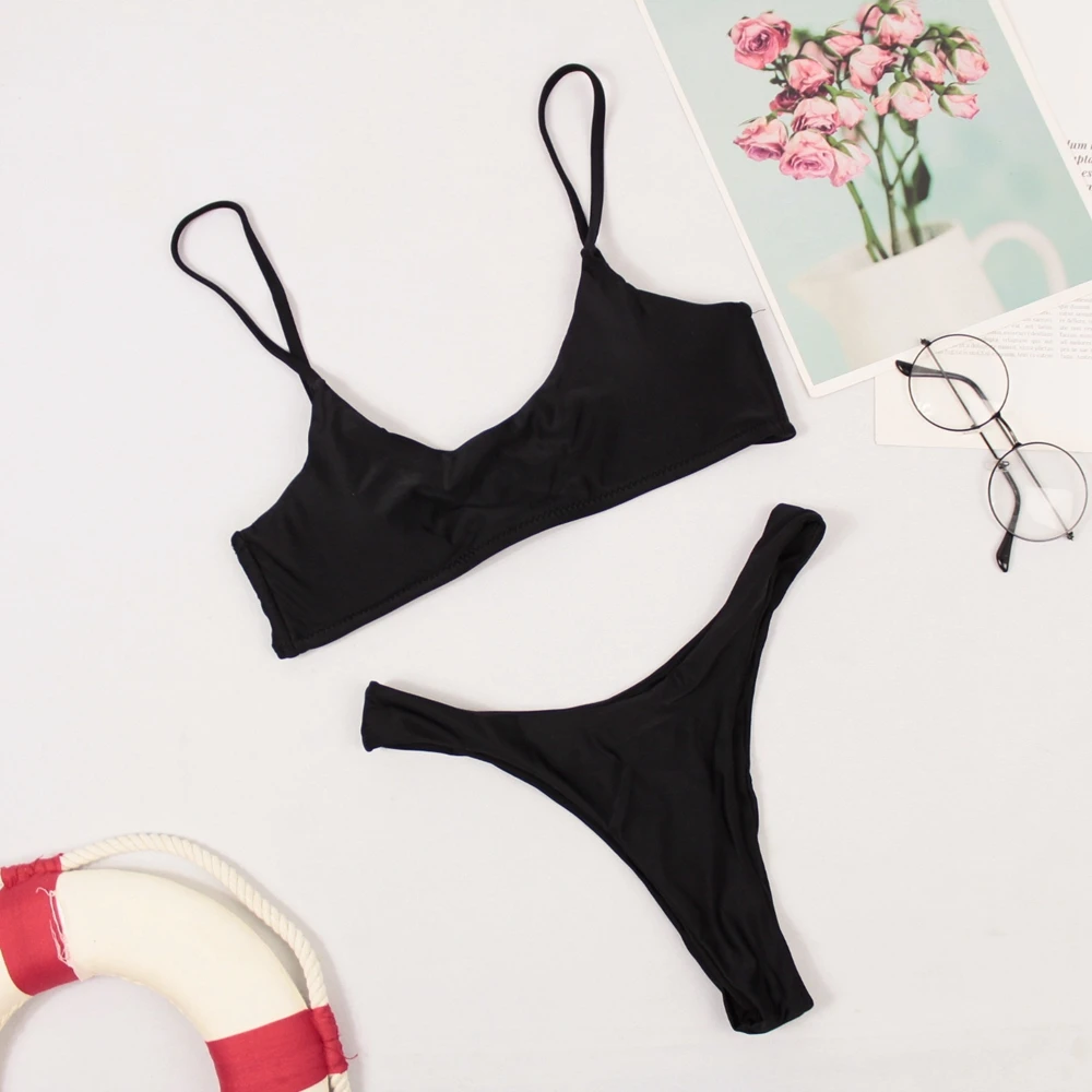 New Swimwear Women Swimsuit Sexy Push Up Micro Bikinis Set Swimming Bathing Suit Female Beachwear Summer Brazilian Bikini 2019