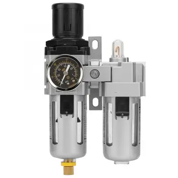 

AC3010-02 G1/4 Air Pressure Compressor Filter Gauge Trap Oil Water Regulator Tools Kit