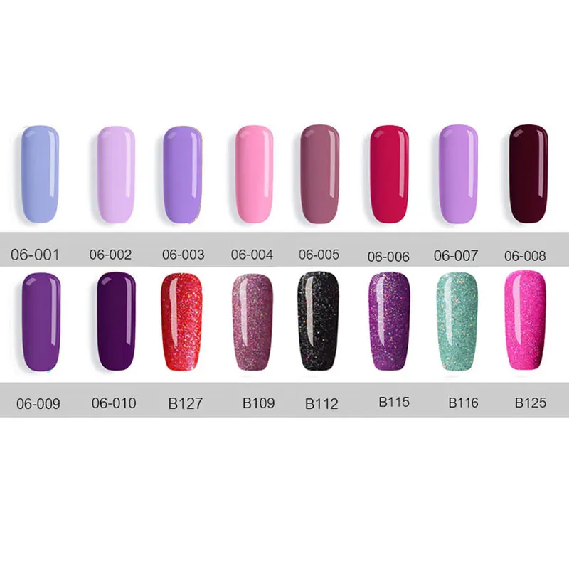 Lghzlink UV جل ورنيش مسمار مجموعة طلاء تلميع ل مانيكير Gellak شبه الدائم الهجين مسمار الفن قبالة رئيس الأبيض جل أسود مسمار البولندية