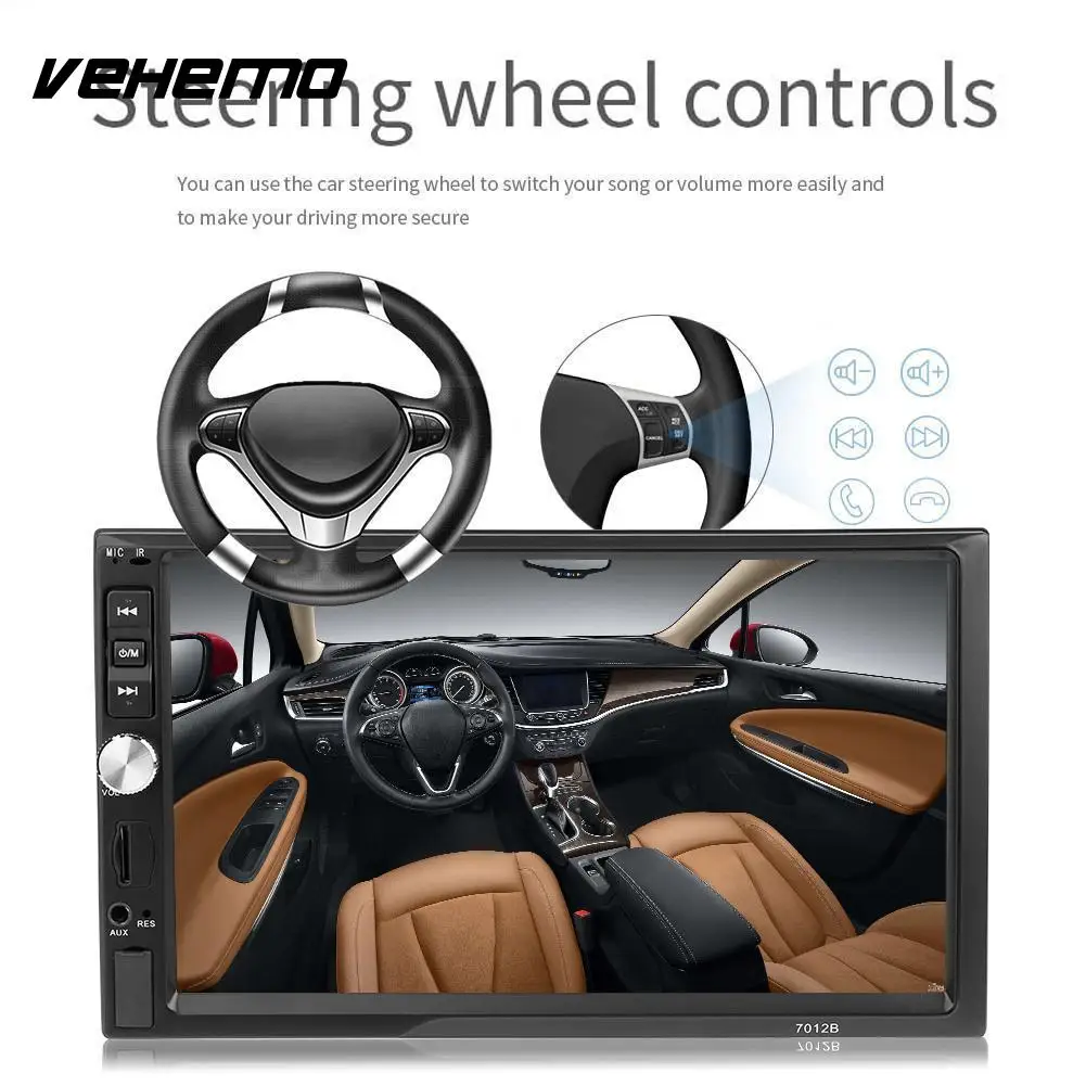 

Vehemo 7" Remote Control Car MP5 Player Audio Multimedia Player Video Player Flexible Smart Automobile FM/USB/AUX