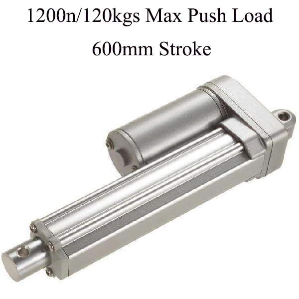 

1200N/120kgs max load linear actuator for auto roof with 600mm stroke 5mm/s speed dc 12V/24V