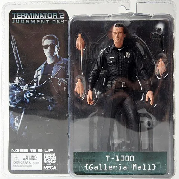 NECA Терминатор T-800 T-1000 эндоскелет ПВХ фигурка Коллекционная модель игрушки - Цвет: Galleria Mall