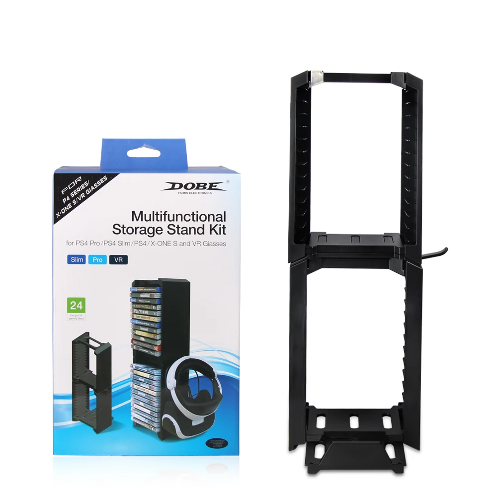 Multi functional Dual Ultra Large Capacity Storage Tower for PS4,PS4