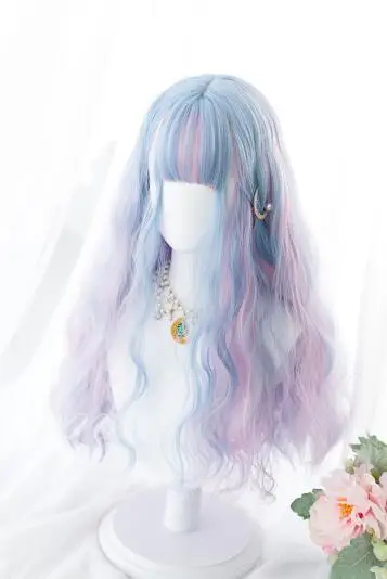 Принцесса сладкий японский Лолита парик Лолита "Мечта Кита" сладкий Лолита длинные вьющиеся волосы