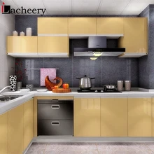 3 м сплошной цвет водонепроницаемый винил самоклеющиеся обои рулоны кухонных шкафов шкаф двери мебель восстановленная контактная бумага