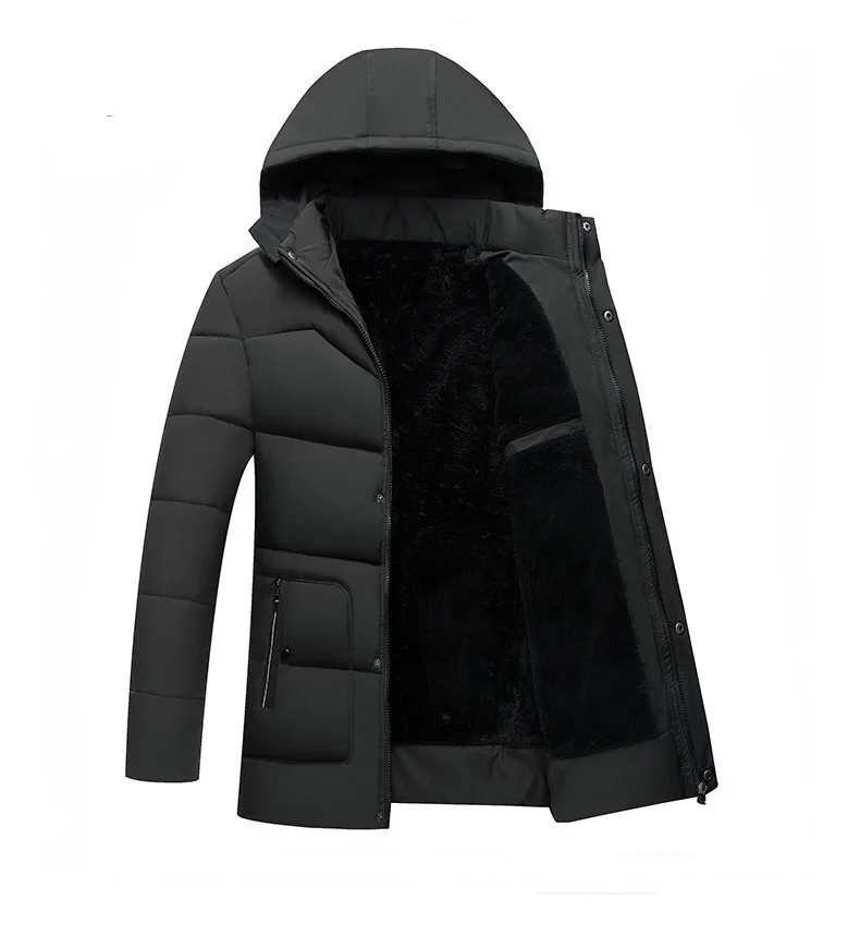 Мужская зимняя куртка брендовая Повседневная Мужская s куртки и пальто толстая теплая куртка Мужская парка верхняя одежда пальто плюс