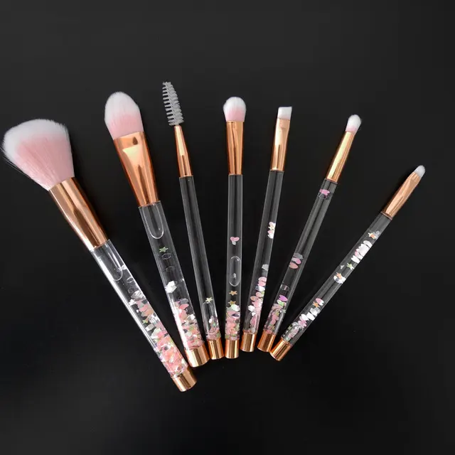 aquarium liquid glitter brush set mermaid makeup bling bling glitter glitter brush